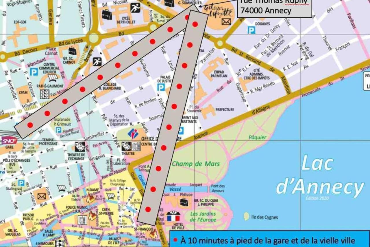 Annecy Center 2 Steps From The Lake Cozy And Renovated! Ngoại thất bức ảnh